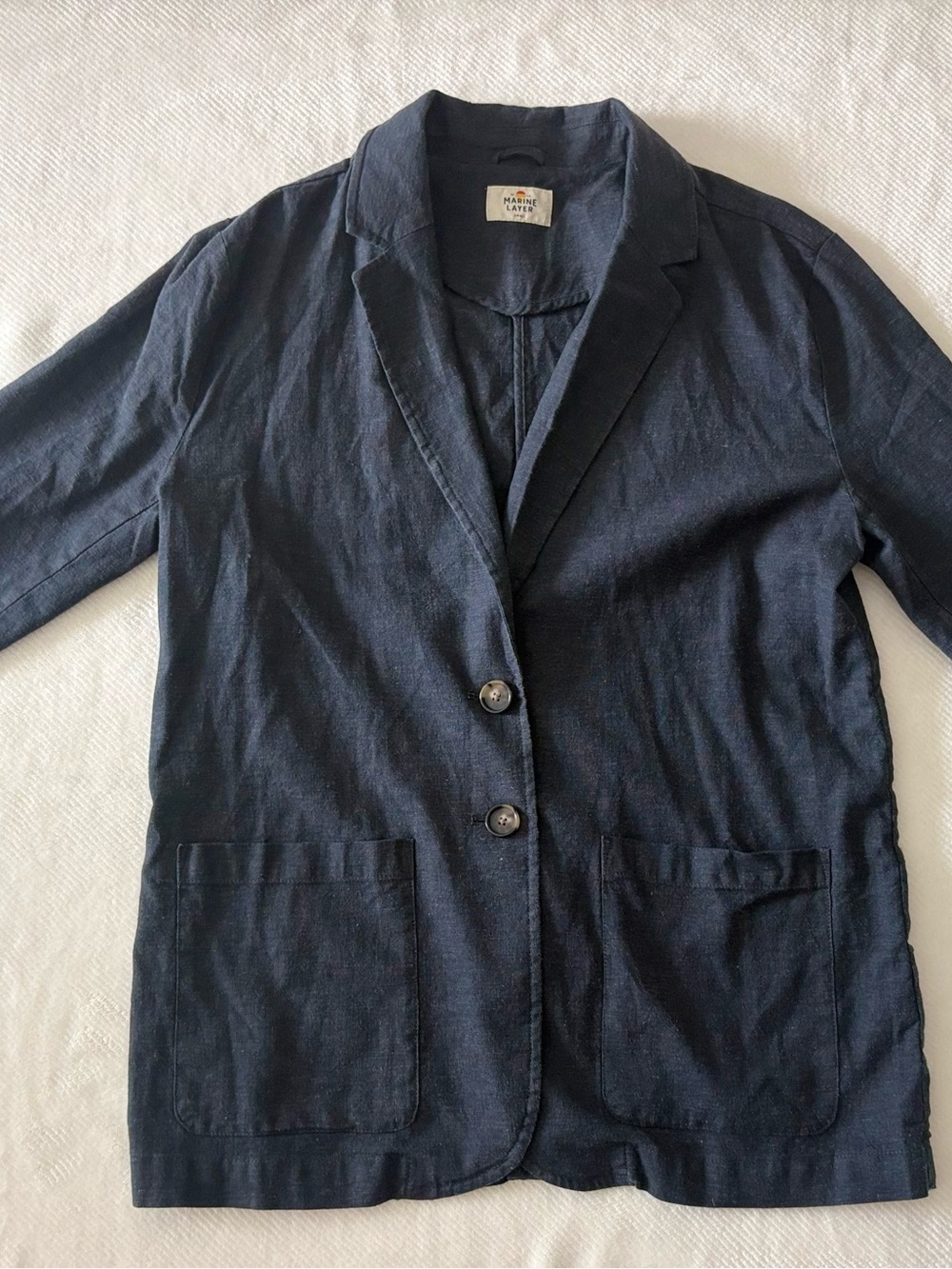 Marine Layer Navy Blue Women's Blazer Jacket